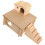 1Conjunto Abrigo De Khaki Para Hamster Com Plataforma E 8