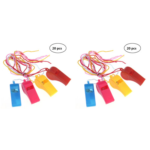 40 Unidades Colar De Plástico Cordão Trançado Para Árbitro 1