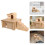 1Conjunto Abrigo De Khaki Para Hamster Com Plataforma E 6