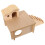 1Conjunto Abrigo De Khaki Para Hamster Com Plataforma E 5