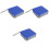 3Pcs Blue Car Cd Case Large Capacity Storage Protector 4