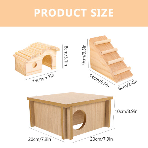 1Conjunto Abrigo De Khaki Para Hamster Com Plataforma E 2