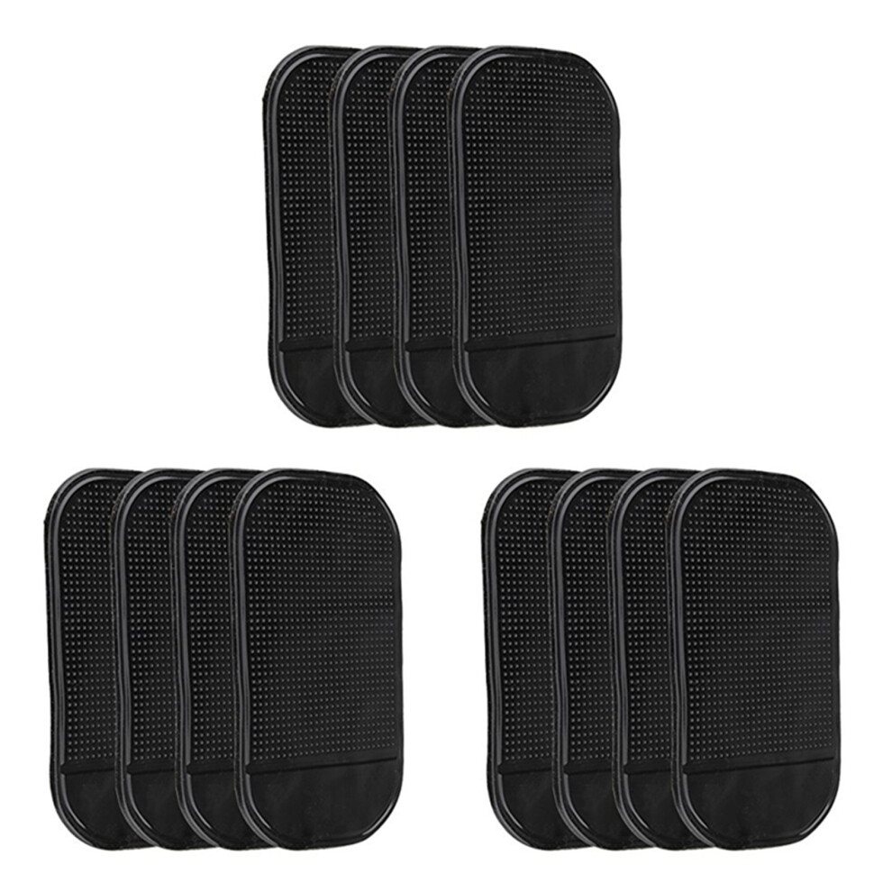 12 Pcs Magic Sticky Pad Anti Slip Mat Car Dashboard For Cell Phone Black 4713137925523