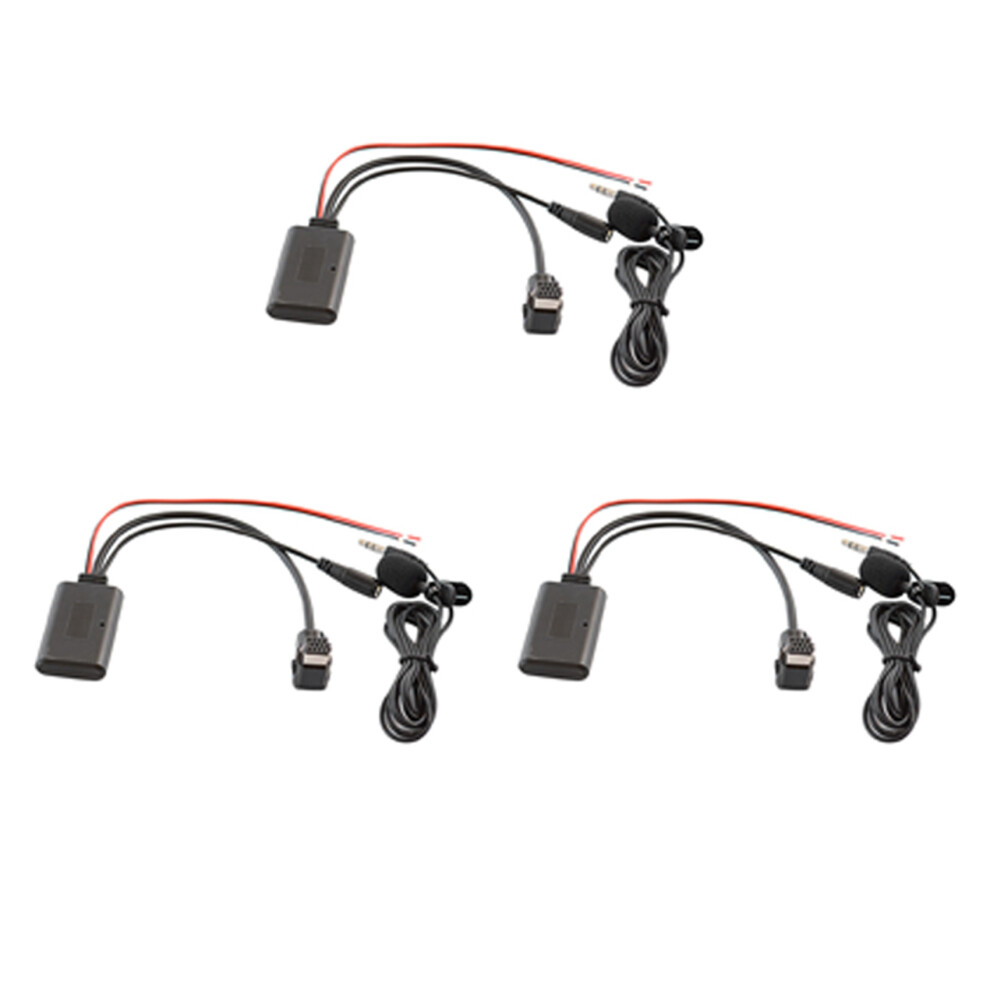 3X Car 5.0 Aux Cable Microphone Handsfree Mobile Phone Free Calling Adapter For Radio Ip-Bus P99 P01 4713949704194