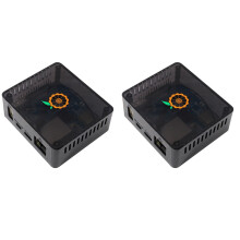 2X for Orange Pi Zero 2 ABS Black Case, Cannot Hold Expansion Board Together,Only the Development Board Can Be Installed