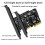 2X USB PCIE Card Type C PCI-Express 4X to USB 3.2 Gen 2X2 (20Gbps) ASM3242 Chipset for Windows 8/10/Linux 3