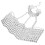 Body Halter Prateado Festa Moda 9