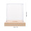 Clear Acrylic Softball Display Case With Wooden Base 2