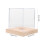 Clear Acrylic Softball Display Case With Wooden Base 3