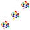 72 Pcs Wisdom Pairing Plastic Filling 5