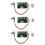 3Pcs Computer Case Miner Fan Speed Controller 8-Channel Fan Hub PWM High-Power Violent Fan Controller DC12V 1