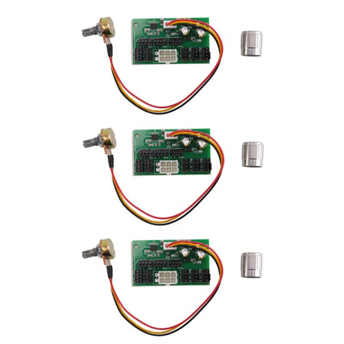3Pcs Computer Case Miner Fan Speed Controller 8-Channel Fan Hub PWM High-Power Violent Fan Controller DC12V