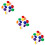 72 Pcs Wisdom Pairing Plastic Filling 9