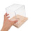 Clear Acrylic Softball Display Case With Wooden Base 4