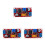 3Pcs Controlador Velocidade Motor DC Mini Interruptor Alto Torque 9