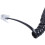 10X Replacement RJ9 4P4C Plug Coiled Stretchy Telephone Handsets Cable  Black 3