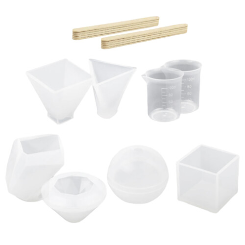 2Conjuntos Moldes De Silicone Criativos Para Artesanato E Decoração 1
