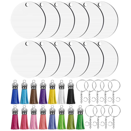 1Conjunto Chaveiros De Para DIY Sublimação Coloridos E Leves 2