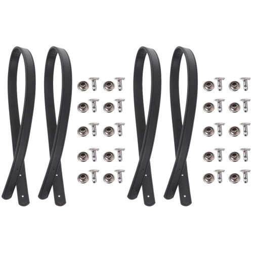 4 Sets Handbag Handles Replacement Straps With Rivets 1