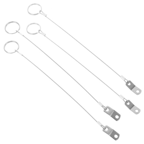 16 Pcs Stainless Steel Release Pins With Security Cable For Boat