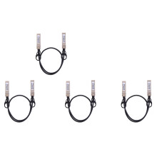 4X 10G SFP+ Twinax Kabel, Direct Attach Copper (DAC) 10GBASE SFP Passives Kabel für SFP-H10GB-CU1M,,(0.5M)