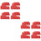 100 Pcs Cercle Party Bag Fillers 6