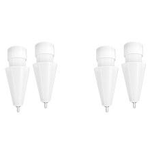 4 Pack Stift Spitzen für Pencil 1St Gen und 2Nd Gen/ Pro Pencil, 1 mm, Keine Abnutzung, Feine Spitzen, PräZise Steuerung Spitzen
