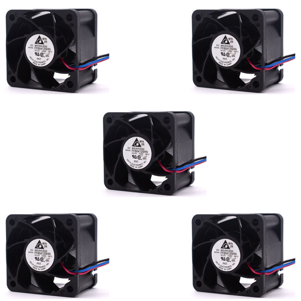 5Pcs Ffb0412shn 4028 4Cm 12V 0.60A Micro-Violent Air Flow Fan 40X40x28mm Cooler Fan For Awp8 Psu Cooling Fan 4713145140710