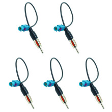 5X Adaptador de Antena de Mástil Universal para Coche DIN Radio Estéreo Adaptador de Antena
