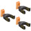 3Pcs Guitar Wall Mount Automatic Locking Hanger For Electric Bass 6