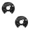 2 Count Colander Brake Cover Splash Plate 6