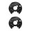 2 Count Colander Brake Cover Splash Plate 4