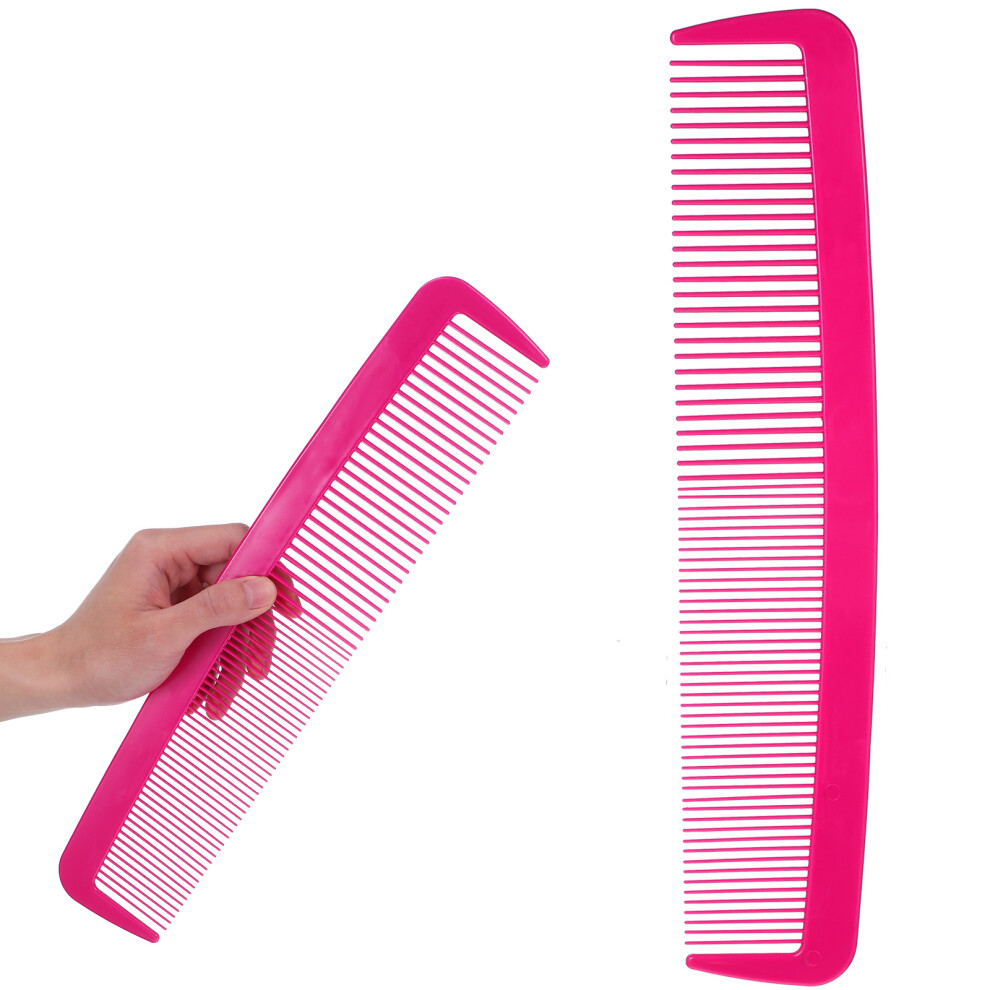 4Szt Party Dekoracyjny RóżOwy Grzebień DużY Z Tworzywa Sztucznego-image