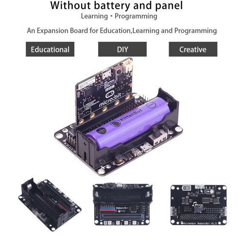 4X for MICROBIT Expansion Board for Microbit Adapter Board  Car Programming Robot DIY Expansion Python 1