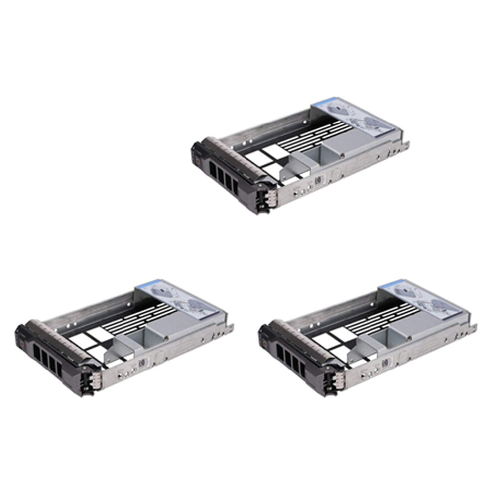 3Pcs 3.5 Inch Hard Drive Caddy Tray For Poweredge Servers - With 2.5 Inch Hdd Adapter Nvme Ssd Sas Bracket 6033461059892