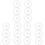 18 Pcs Geometry 360 Degree Reusable Clear Protractor Tool 4