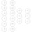 18 Pcs Geometry 360 Degree Reusable Clear Protractor Tool 9