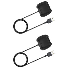 2X Oplader Compatibel voor Versa 2, Vervangende USB-Oplaadkabel voor Versa 2 Watch-Accessoires