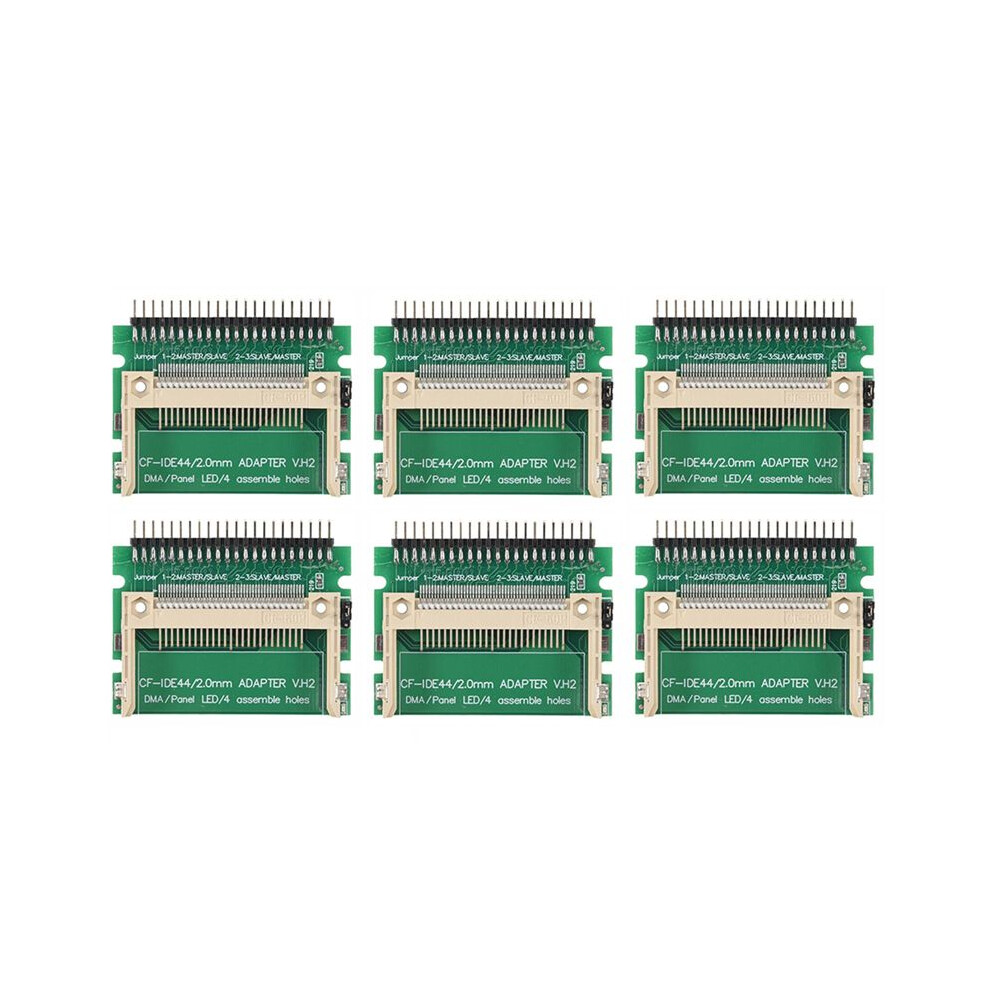 6X Compact Flash Cf Card To Ide 44Pin 2Mm Male 2.5 Inch Hdd Bootable Adapter Converter 6032981987852