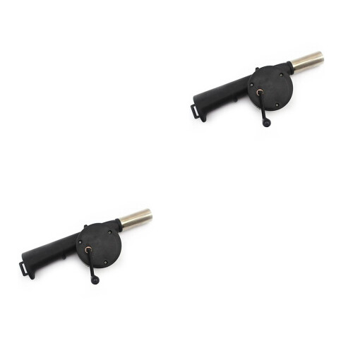 2pcs Manual Blower Camping Blower Bbq Blower Barbecue Tool 2
