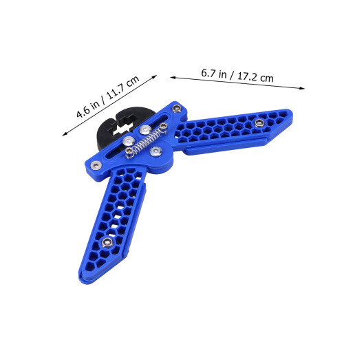 Support D'arc Bleu, Portable Style Ciseaux Pour Arc À Flèche 2