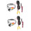 2X  Car Rear Camera Backup Rearview Reversing Reverse Camera Butterfly Design Front Side Rear View Camera for Car 1
