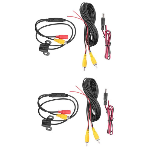 2X  Car Rear Camera Backup Rearview Reversing Reverse Camera Butterfly Design Front Side Rear View Camera for Car
