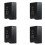 4X MX02  ITX Computer Case HTPC Host Chassis USB2.0 ITX Enclosure Industrial Control Chassis for Office Business 1