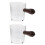 2Pz Caraffe Legno Per Latte E Crema, Design Pratico E Resistente 7
