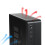 4X MX02  ITX Computer Case HTPC Host Chassis USB2.0 ITX Enclosure Industrial Control Chassis for Office Business 4