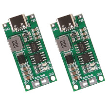 2X Multi Cell Type C to 8.4V 12.6V 16.8V Step Boost LiPo Polymer Li Ion Charger 18650 Lithium Battery(3S 2A)