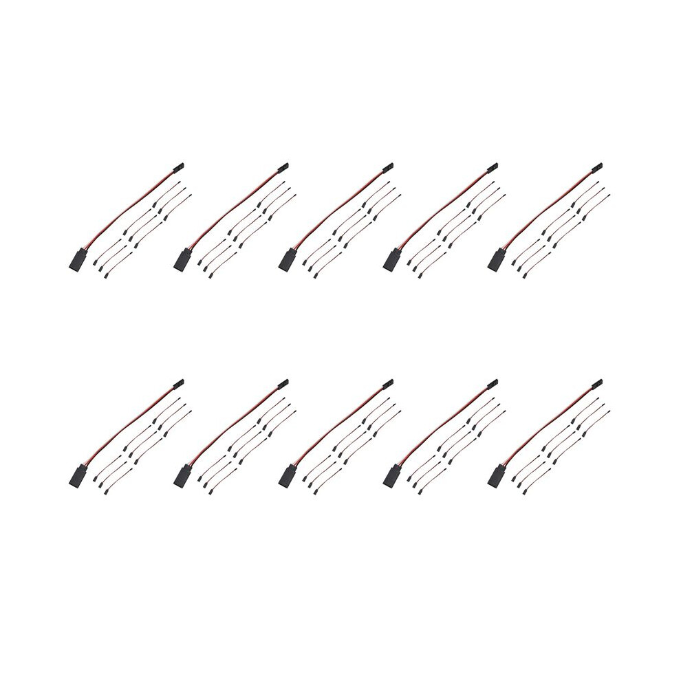 100Pcs 150Mm Servo Extension Lead Wire Jr Cable 3Pin Male To Female For Rc Car 6032029503693