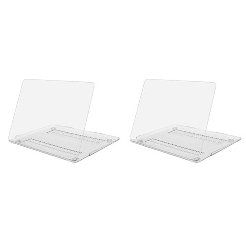 2X Computer Protective Cover Crystal Plastic Hard Case for  13 A2337 M1 A2179 A1932, Transparent