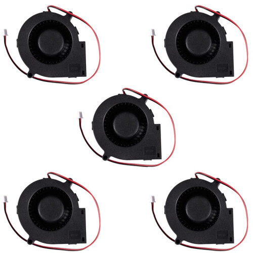 5pcs 75mm x 30mm  12V 0.36A 2Pin Computer PC Blower Cooling Fan